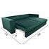 Диван-кровать Punta Dream отделка ткань кат 5 col Velour 220-37 от MOD INTERIORS, MDI.S-B.SF.1, 4-я фотография мини